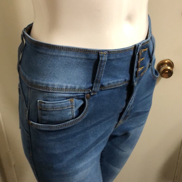 Bamboo skinny stretch jeans size 7 - Picture 5 of 8